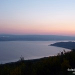 Anochecer en el lago de As Pontes desde Alimpadoiros (Foto Soledad Souto)
