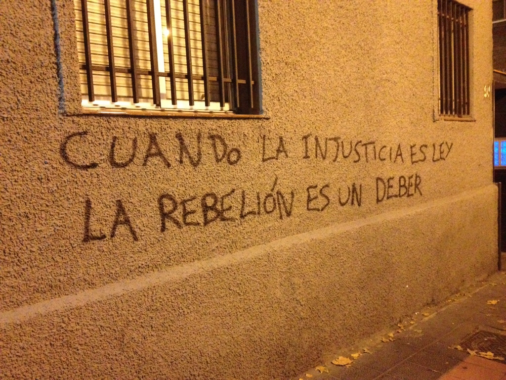 Cuando la injusticia es ley, la rebelión es un deber